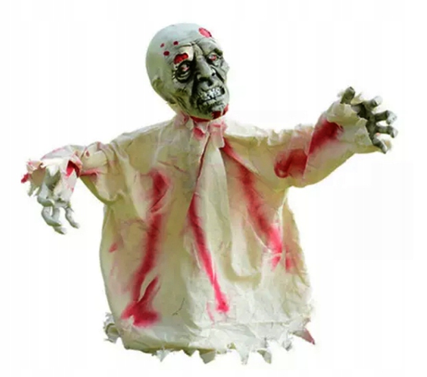 Halloweenska zombie výzdoba sa hýbe